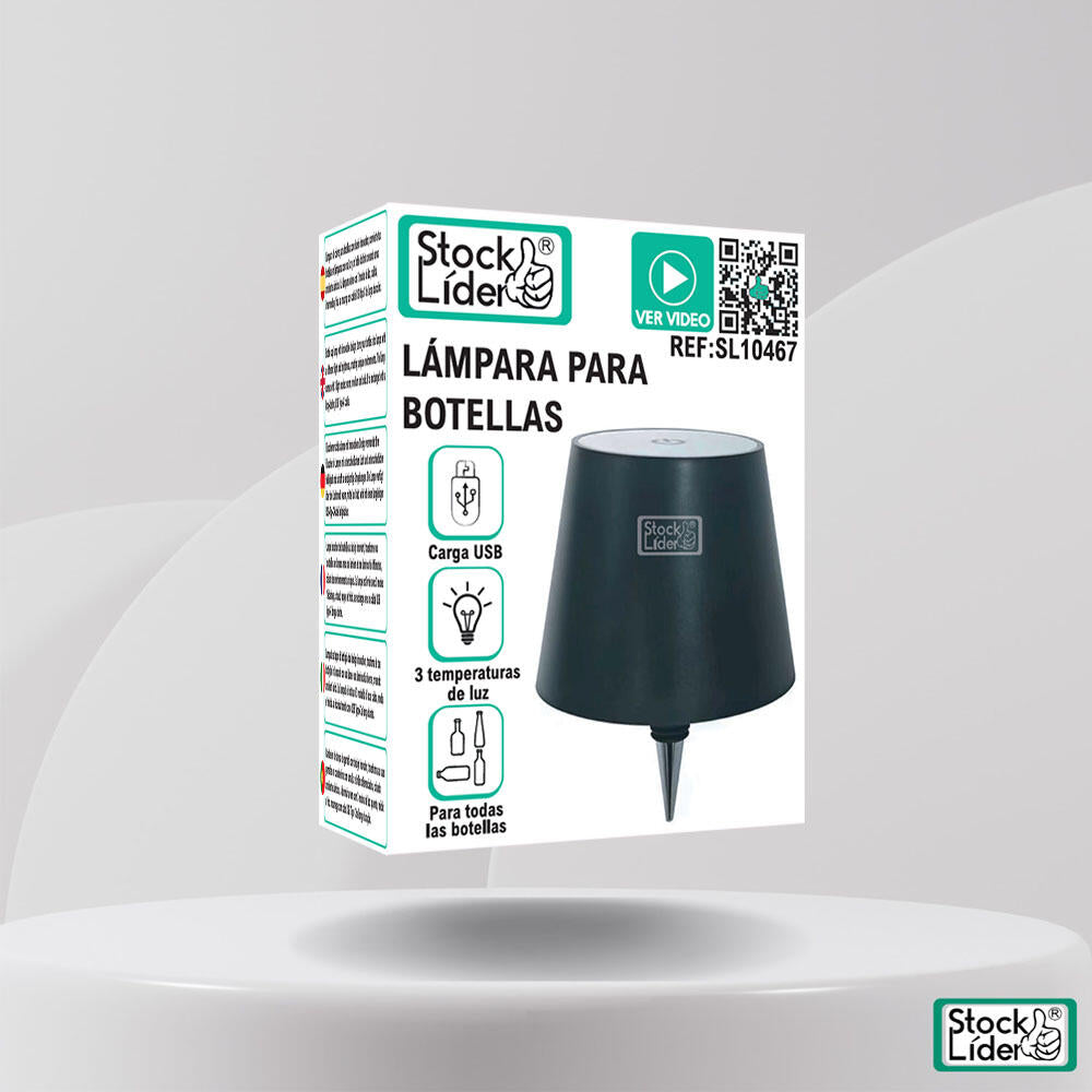Lámpara para botellas