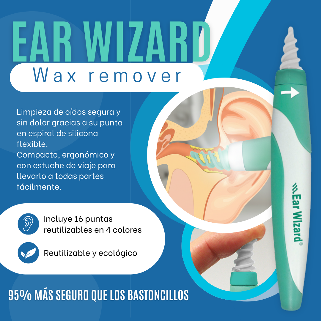 Limpiador oídos de silicona